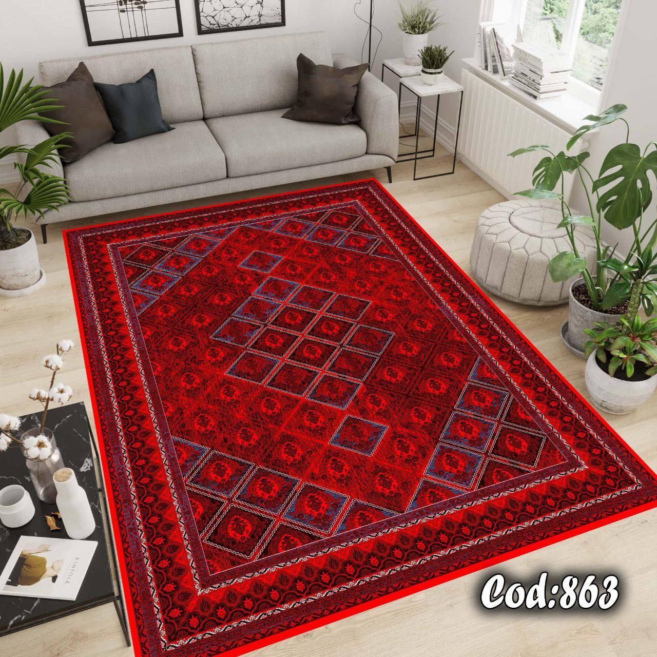 روفرشی کشدار جنس مخمل طرح لاکی