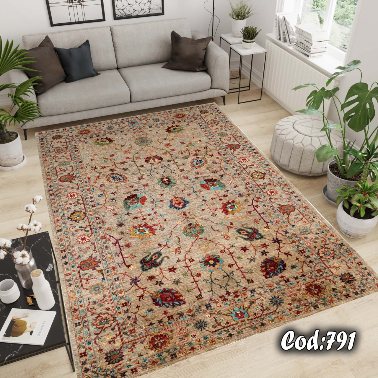روفرشی کشدار جنس مخمل شانل طرح سلطان اباد دردورنگبندی کرم وسبز