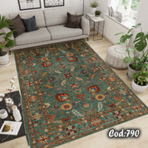 روفرشی کشدار جنس مخمل شانل طرح سلطان اباد دردورنگبندی کرم وسبز