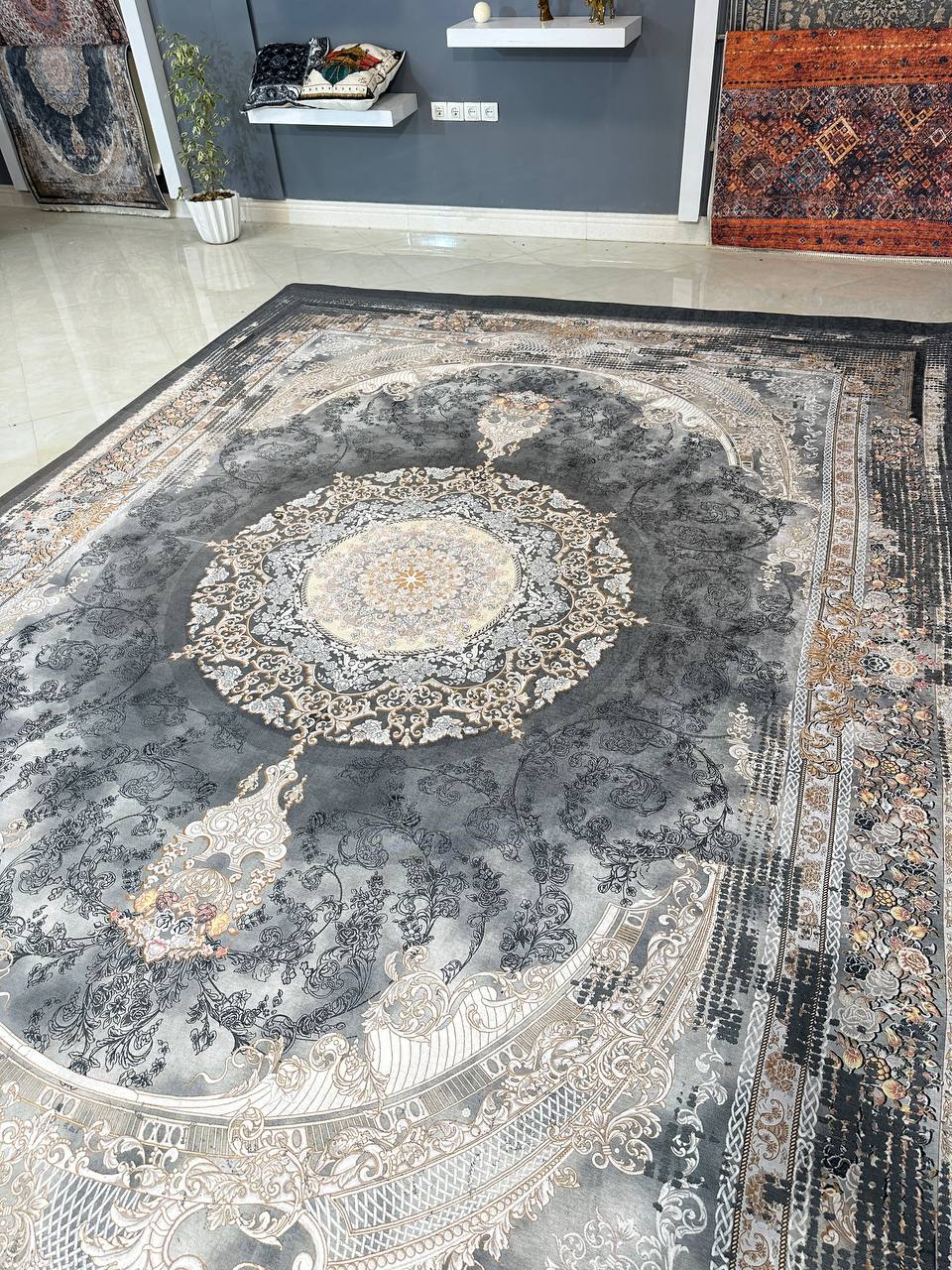 روفرشی کشدار جنس مخمل شانل طرح کلاسیک