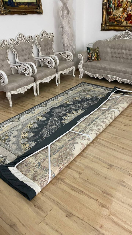 روفرشی کشدار جنس مخمل شانل طرح کلاسیک