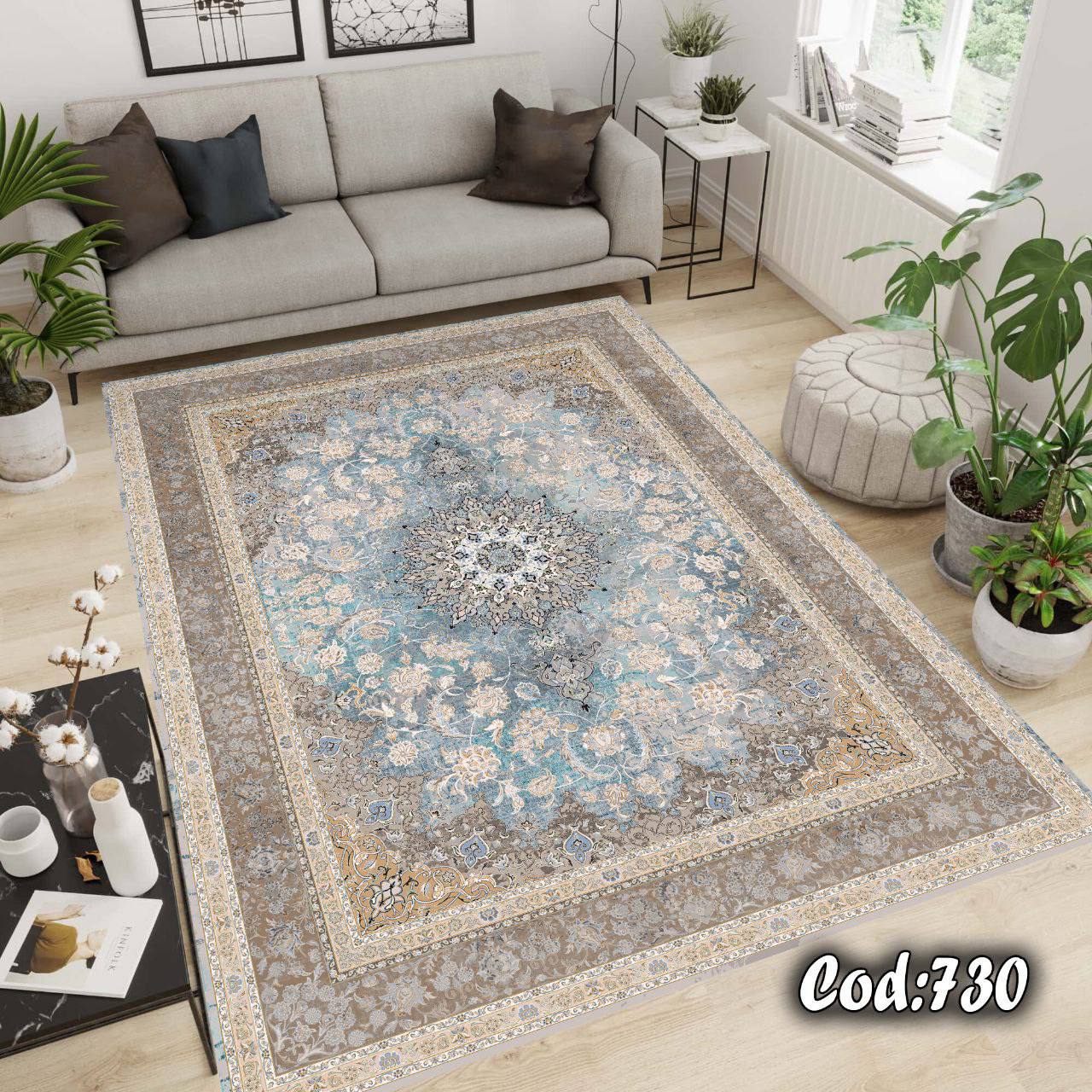 روفرشی کشدار جنس مخمل طرح کلاسیک