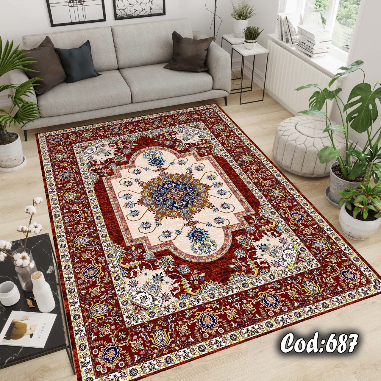 روفرشی کشدار جنس مخمل طرح لاکی