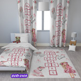 روفرشی کشدار جنس مخمل طرح عروسکی در۵طرح