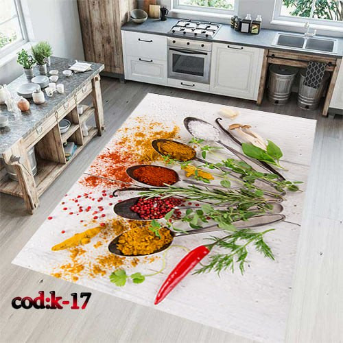 روفرشی کشدار جنس مخمل طرح اشپزخونه در۴طرح