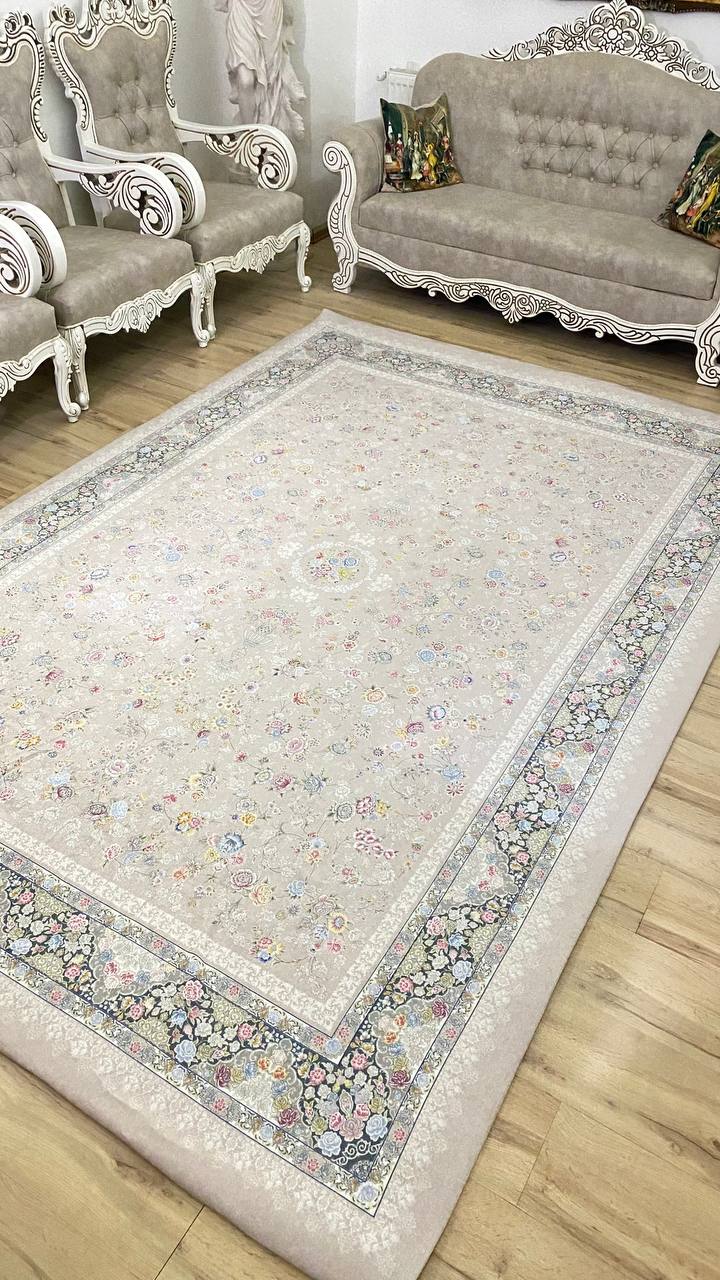 روفرشی کشدار جنس مخمل طرح یاسی